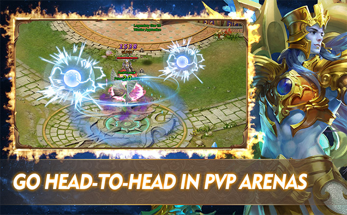 GO HEAD-TO-HEAD IN PVP ARENAS
