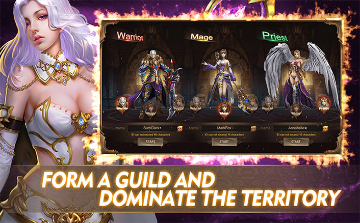 FORM A GUILD AND DOMINATE THE TERRITORY